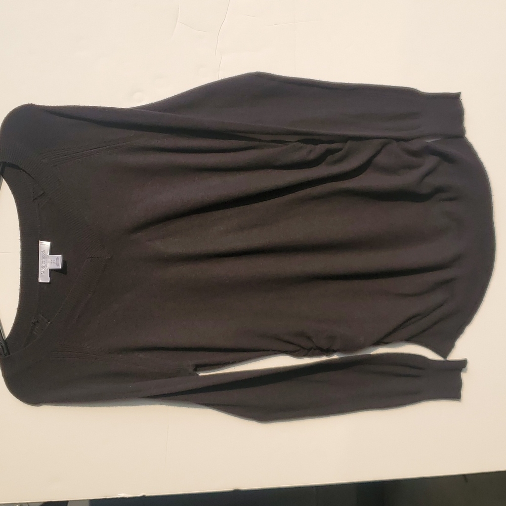 Motherhood maternity, black v-neck sweater